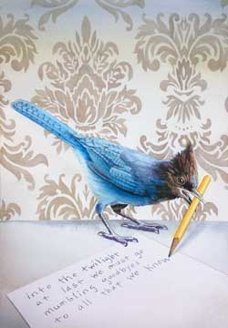 Birdsong, 2018, watercolor
