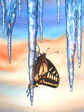 Icy, 2009, watercolor