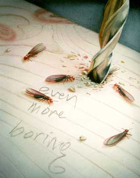 More boring, 2007, watercolor