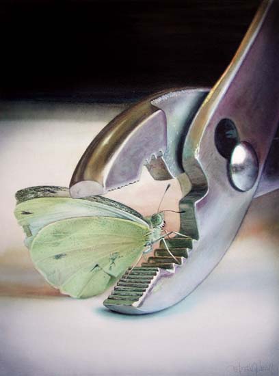 Realistic watercolor painting