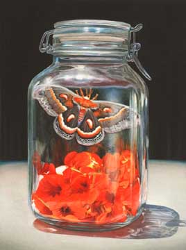 Poppy jar, 2012, watercolor