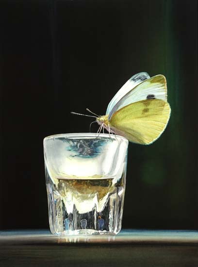 Realistic watercolor painting