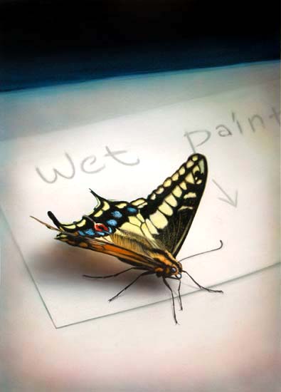 Realistic watercolor painting