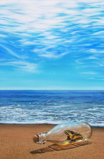 Realistic watercolor painting